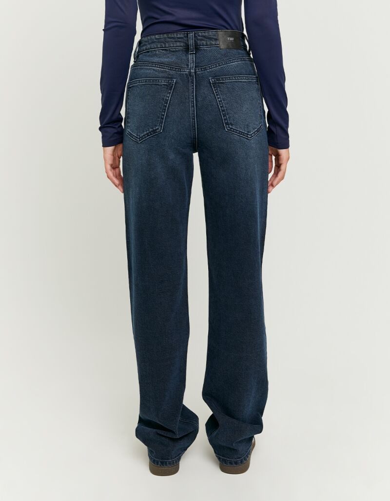 Tally Weijl High-waist-Jeans SPADEPEPPER Baumwollmischung, High-Waist mit geradem Beinverlauf