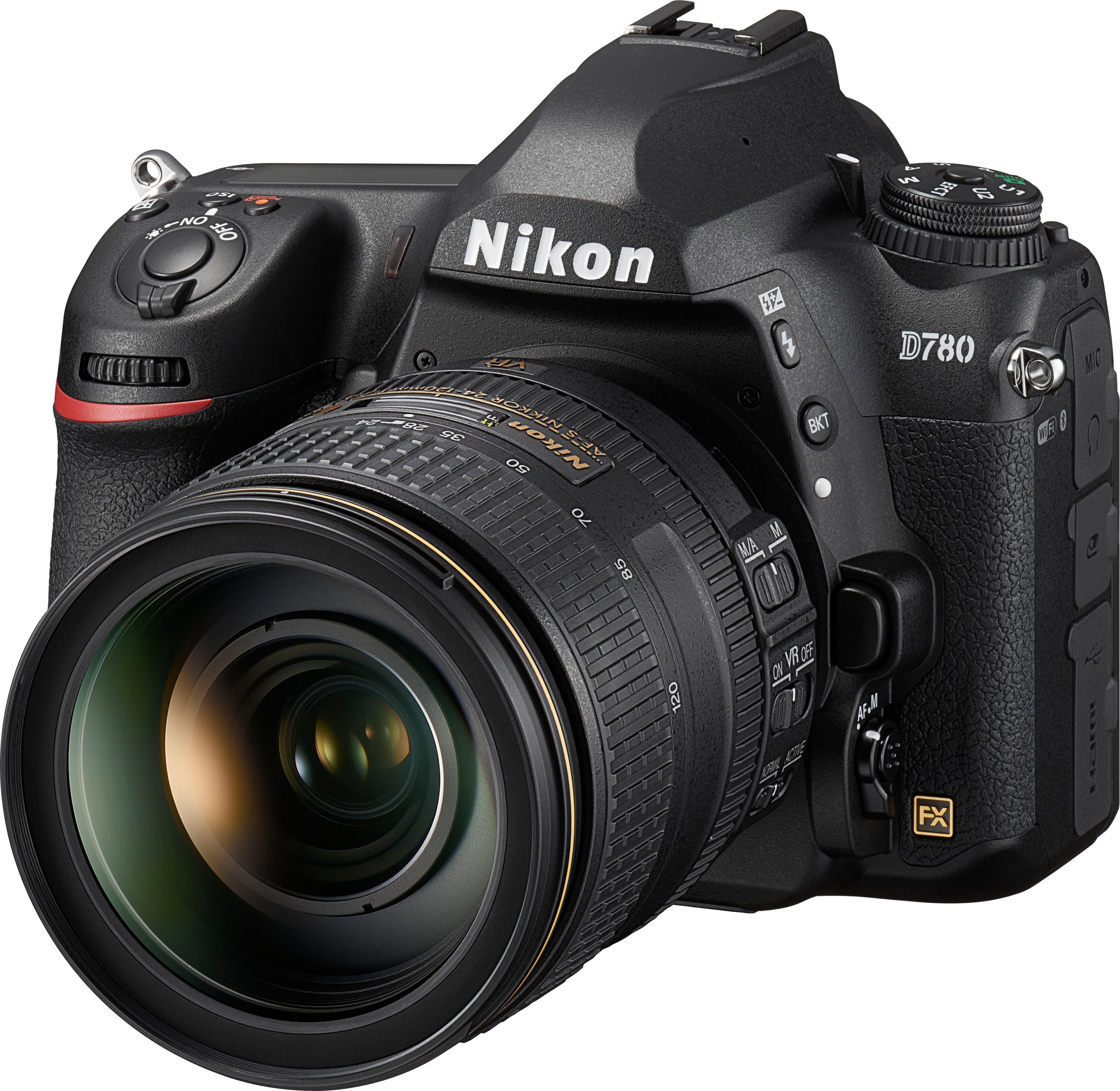 Nikon D780 KIT AF-S 24-120MM 1:4G ED VR Spiegelreflexkamera (NIKKOR 24-120 mm 1:4G ED VR, 24,5 MP, Bluetooth, WLAN (Wi-Fi)