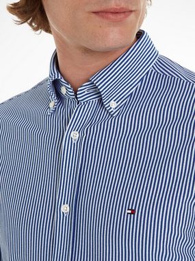 Tommy Hilfiger Langarmhemd 1985 KNIT STRIPE SF SHIRT ist körpernah geschnitten