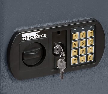 ProfiOffice Schlüsseltresor OfficeForce Schlüsselkasten Digital bis 150 Schlüssel, 4mm Stahltür, akustisch-optische Code-Bestätigung;Schlüsseleinwurf über Schlitz