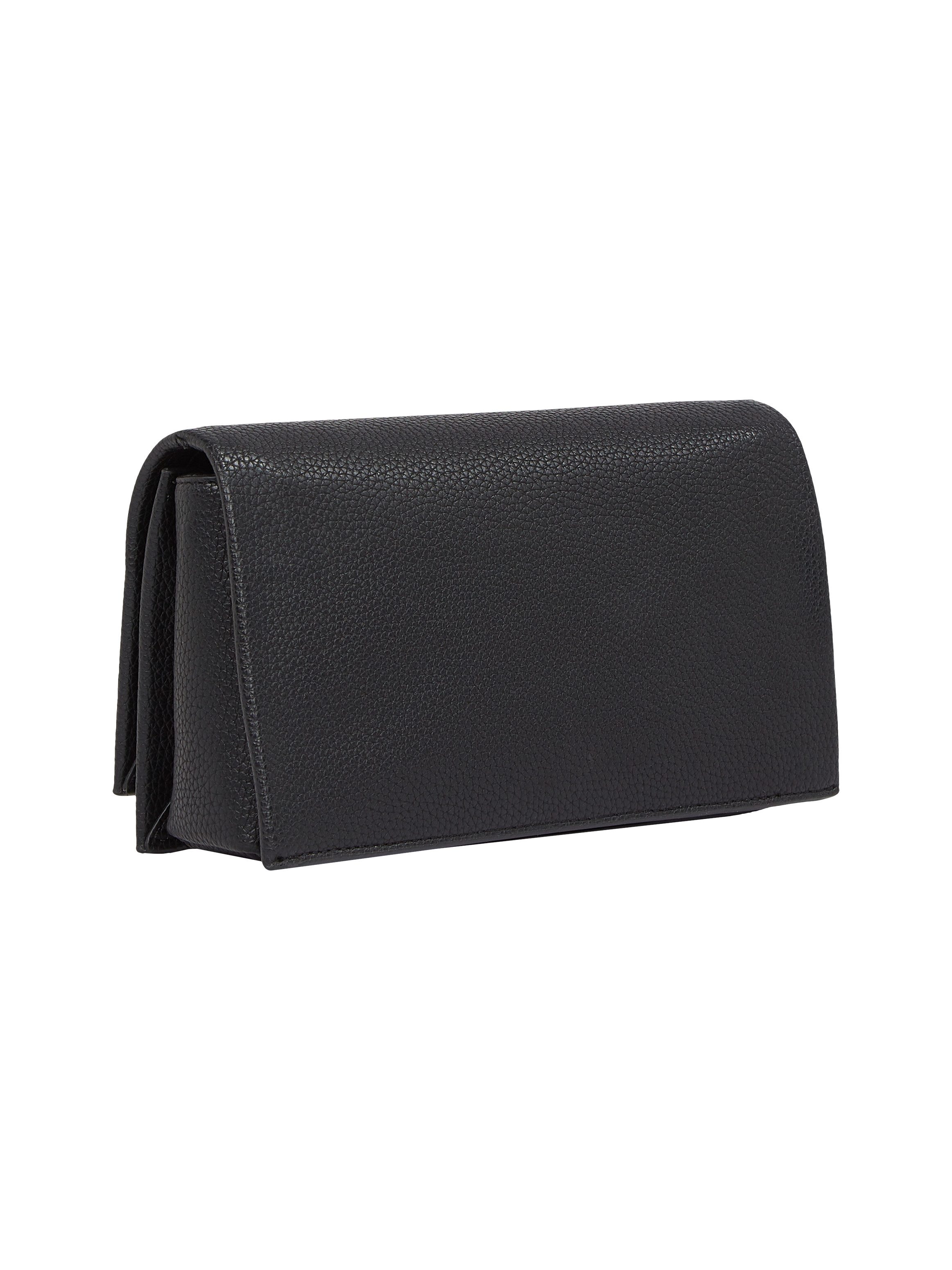 Tommy Hilfiger Clutch TH HER FLAP W/CHAIN, Damen Umhängetasche, Mini-Bag, Cross-Body Bag mit Umhängekettchen
