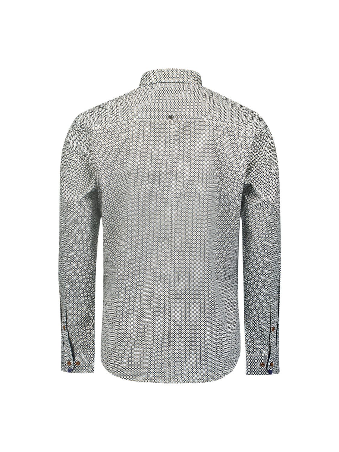 NO EXCESS Langarmhemd mit All-Over Print