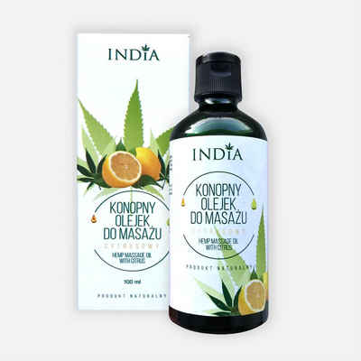 Indiacosmetics Massageöl INDIA Cosmetics Massageöl Zitrus (100 ml)