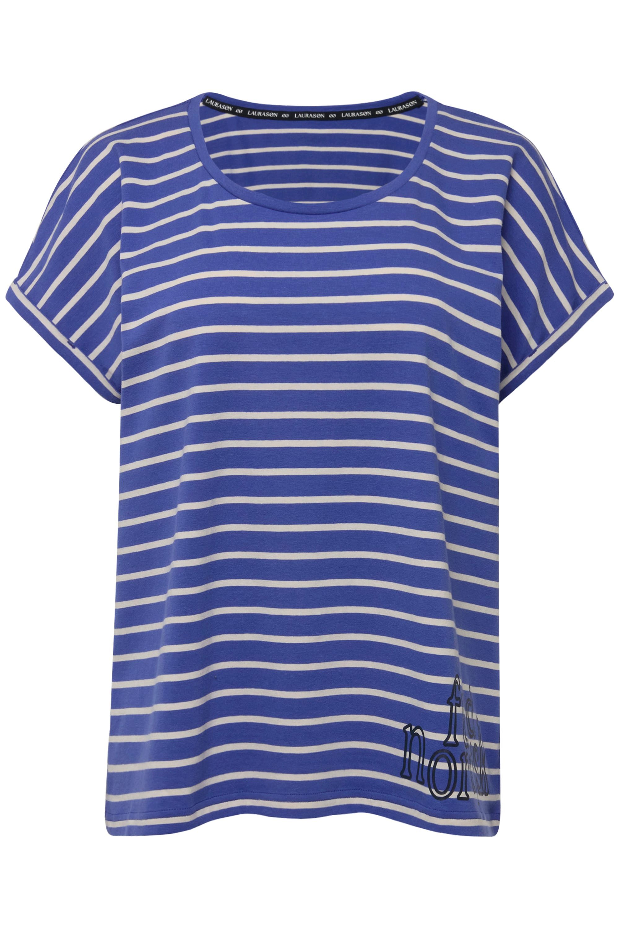 Laurasøn T-Shirt T-Shirt oversized Ringel Rundhals günstig online kaufen