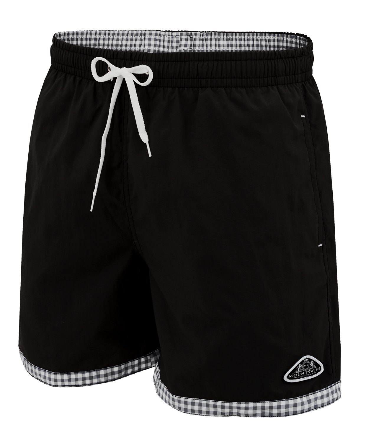 Badeshorts Mount Swiss hochwertige Männer Badehose LUKAS mit Sun-Protection I
