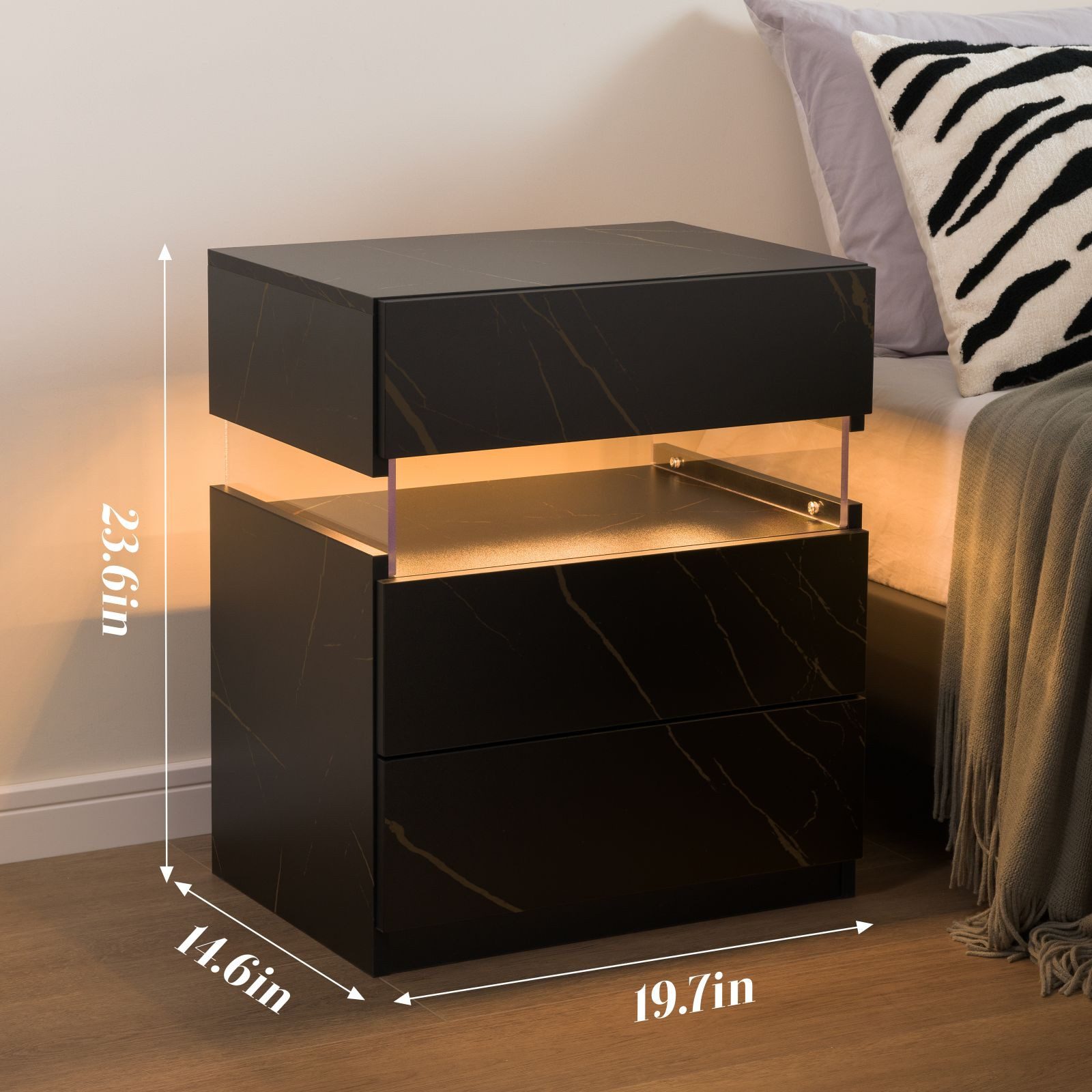 Fine Life Pro Nachtschrank LED-Nachttische mit günstig online kaufen