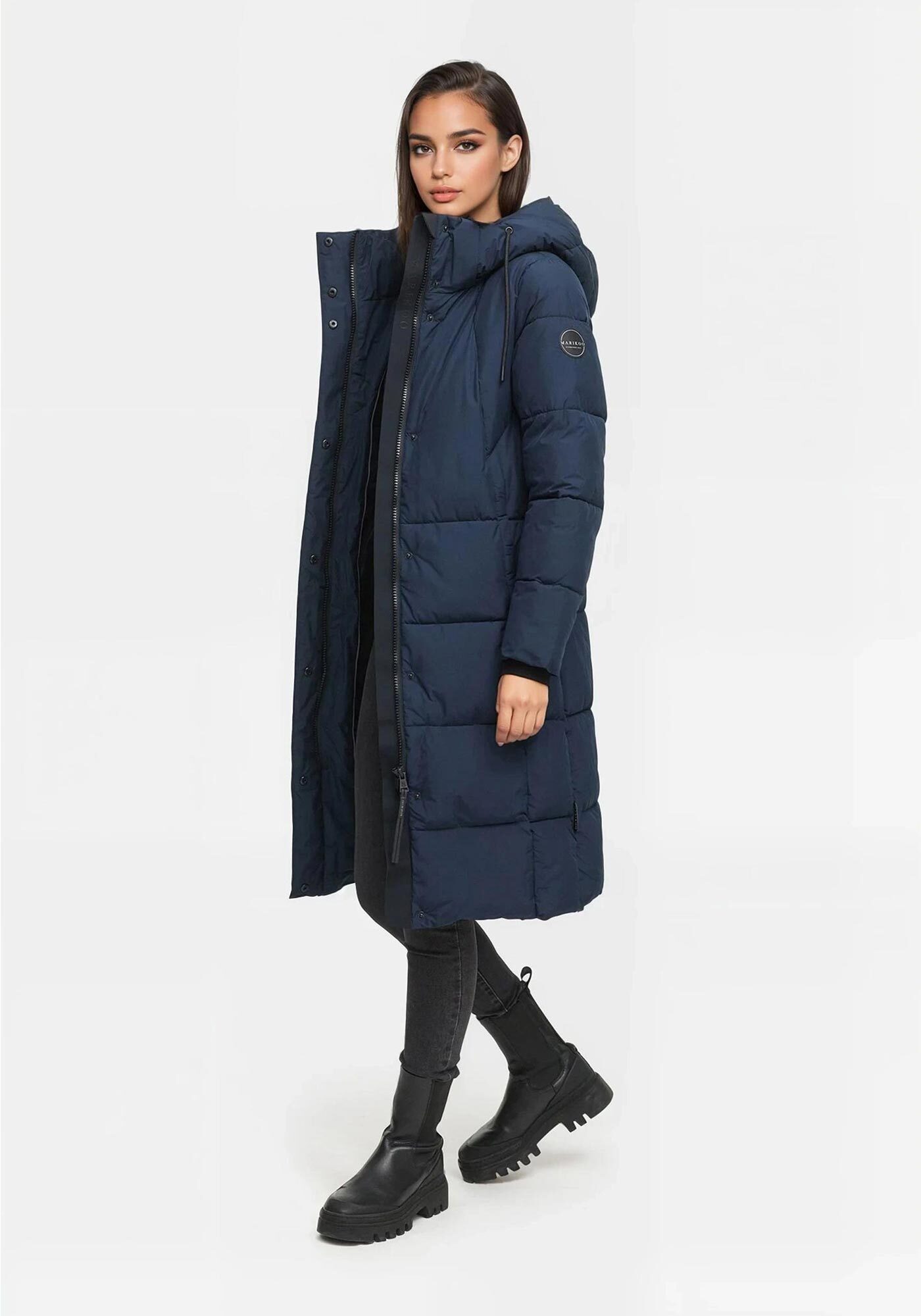 Marikoo Winterjacke Tabiaa Bewegungsschlitz am unteren Saum