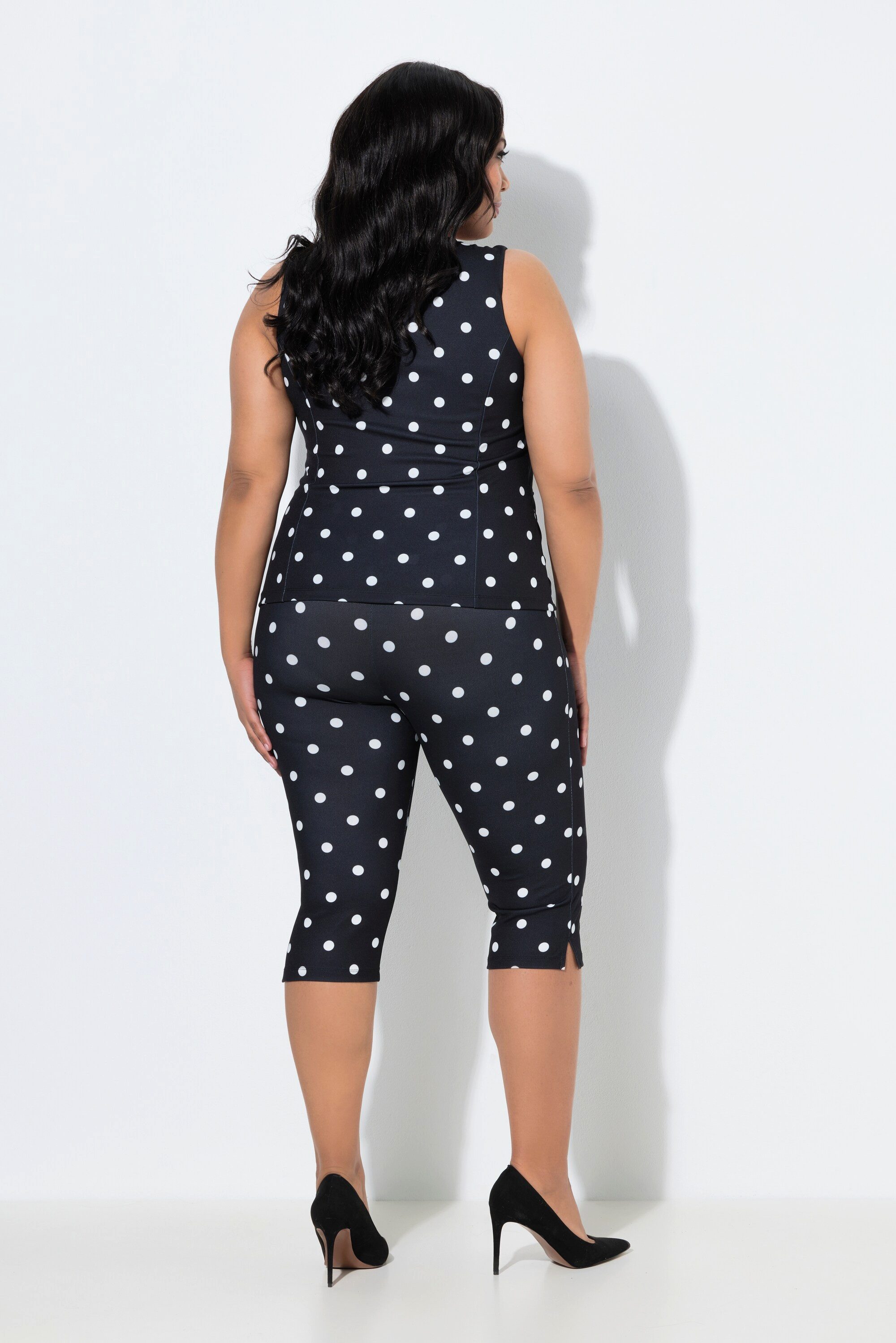 Ulla Popken Funktionshose Jersey-Jumpsuit