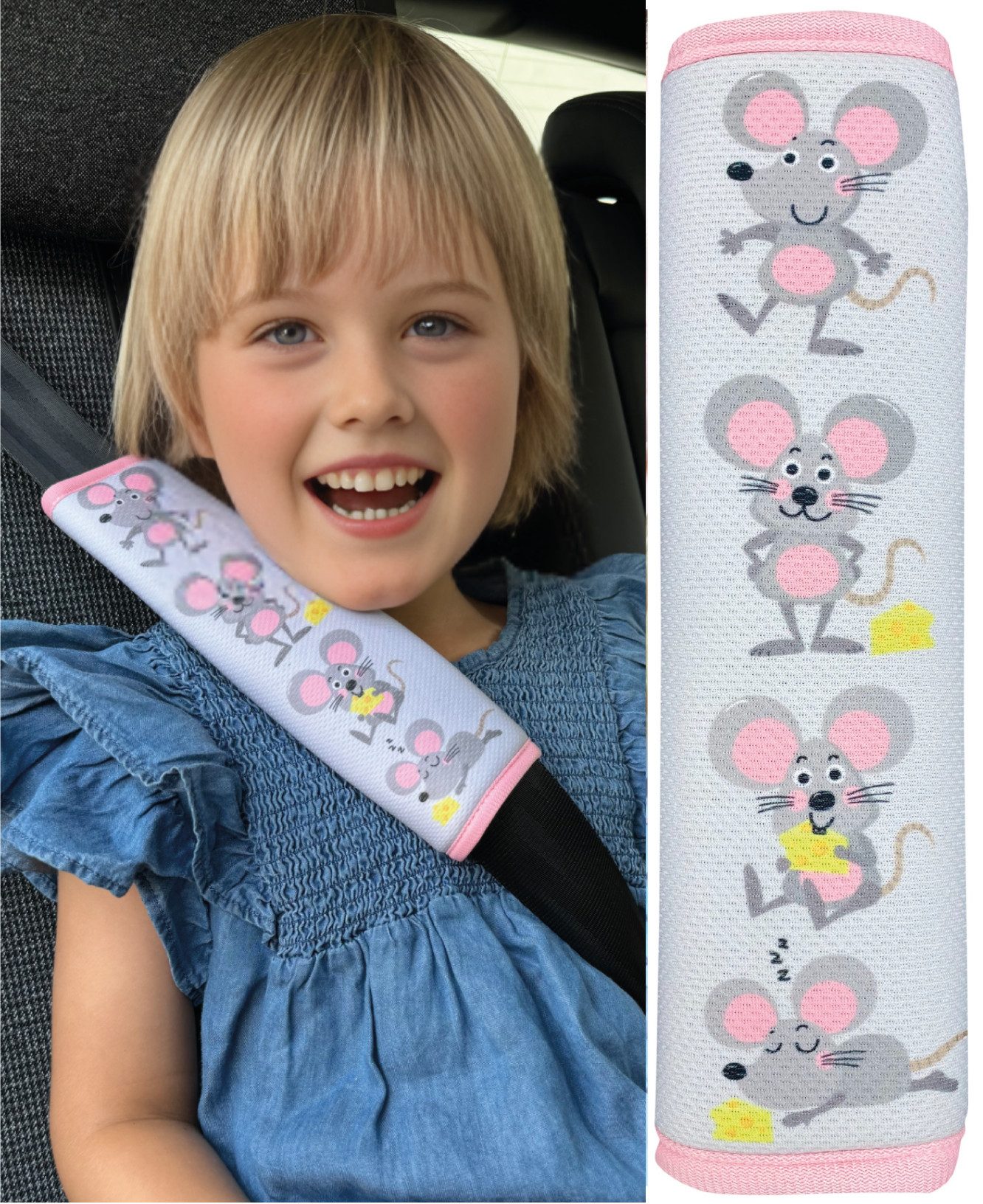 HECKBO Schlafkissen Kinder Auto Gurtpolster Gurtschutz günstig online kaufen