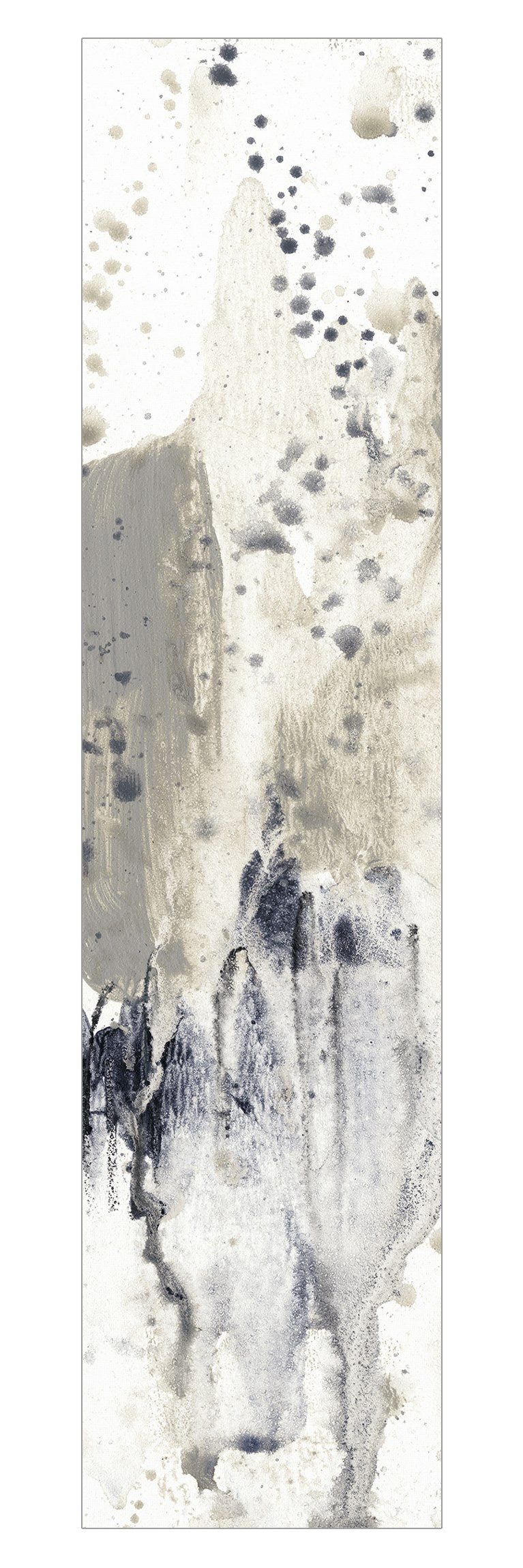 Schiebegardine modern Flächenvorhang blickdicht Hommage an Taupe I