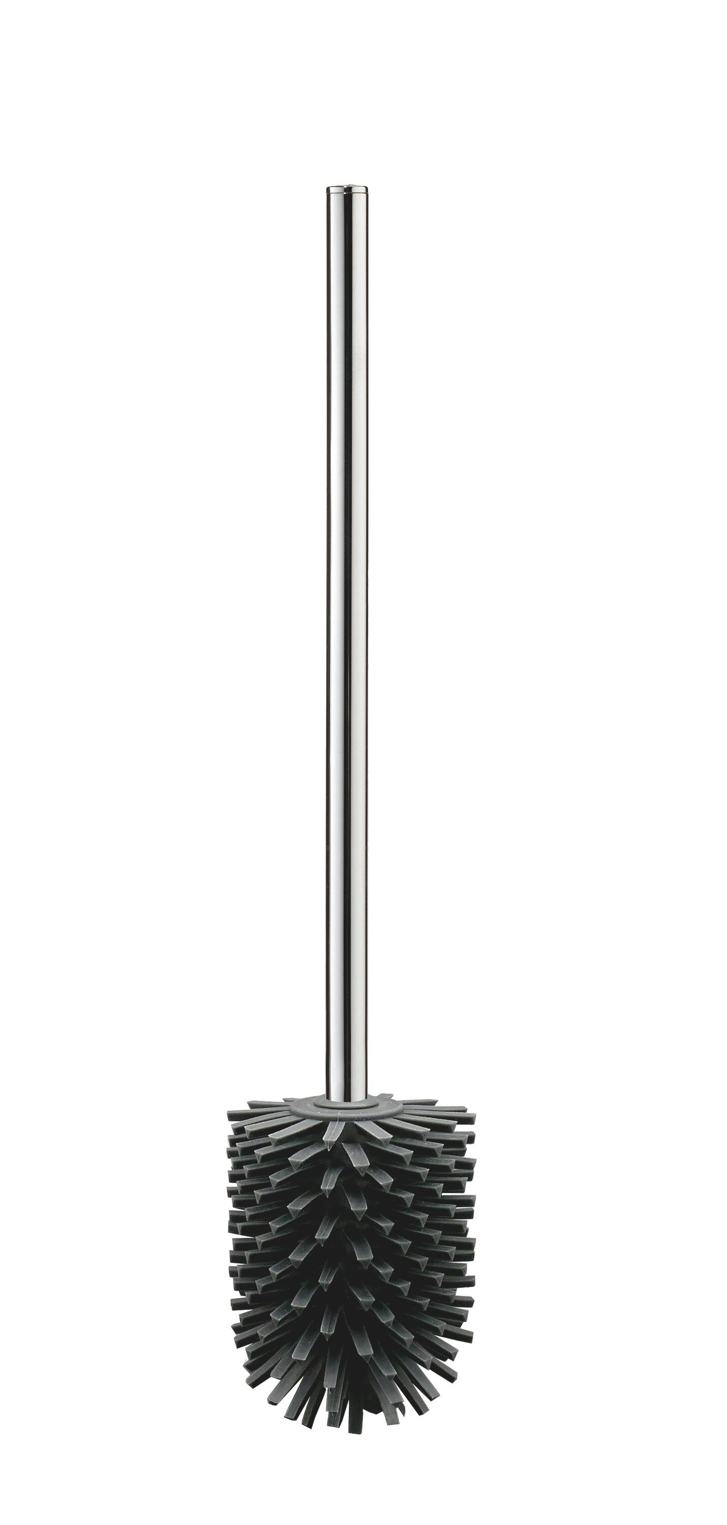 tesa WC-Reinigungsbürste WC Reinigungsbürste Silikon Toilettenbürste, WC Bürste, topffrei, Gäste-WC, Badezimmer, (Packung, 1-tlg), hygienisch tropffrei schnelltrocknend kratzfrei langlebig pflegeleicht
