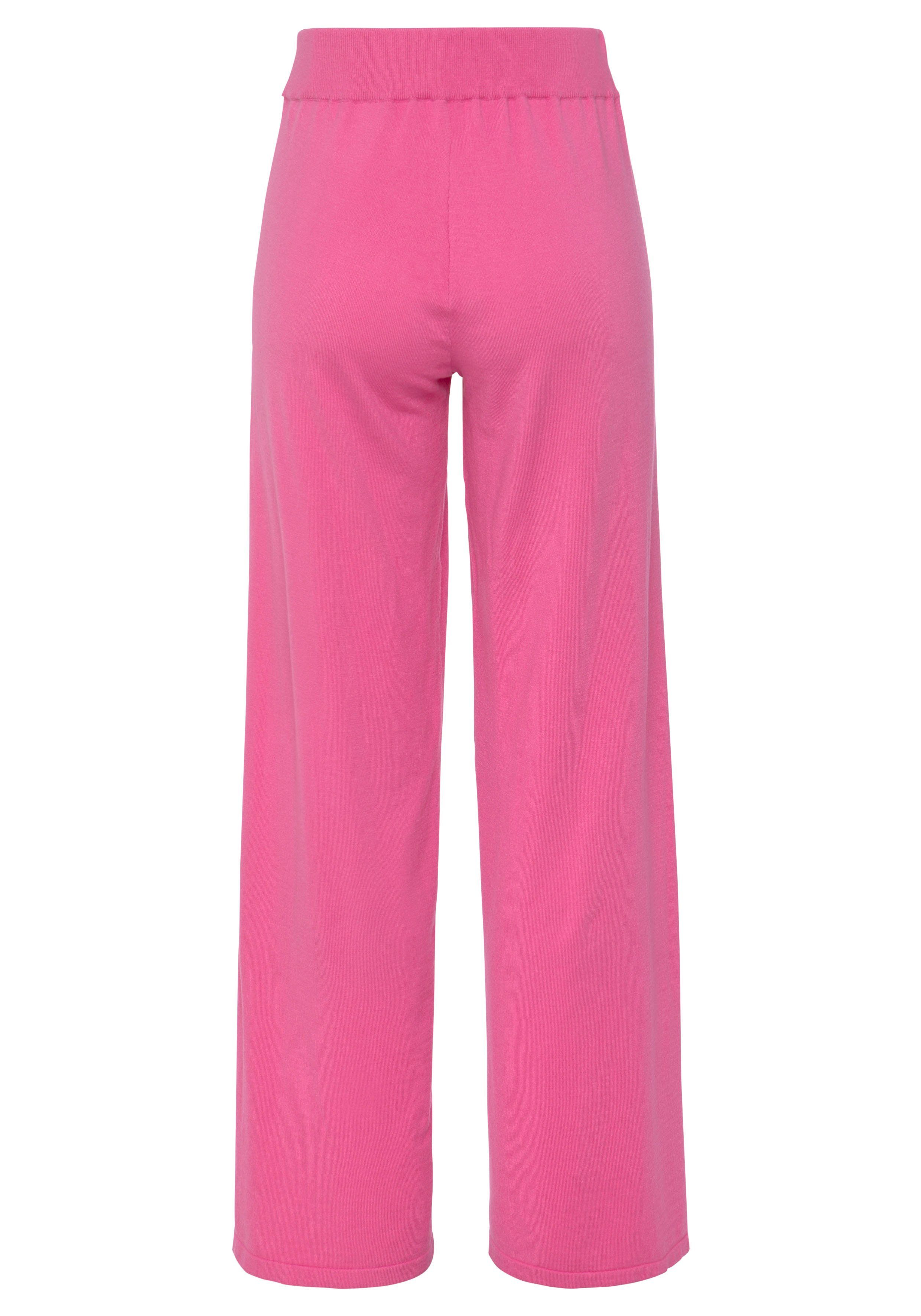 LASCANA Strickhose mit weitem Bein, Loungewear