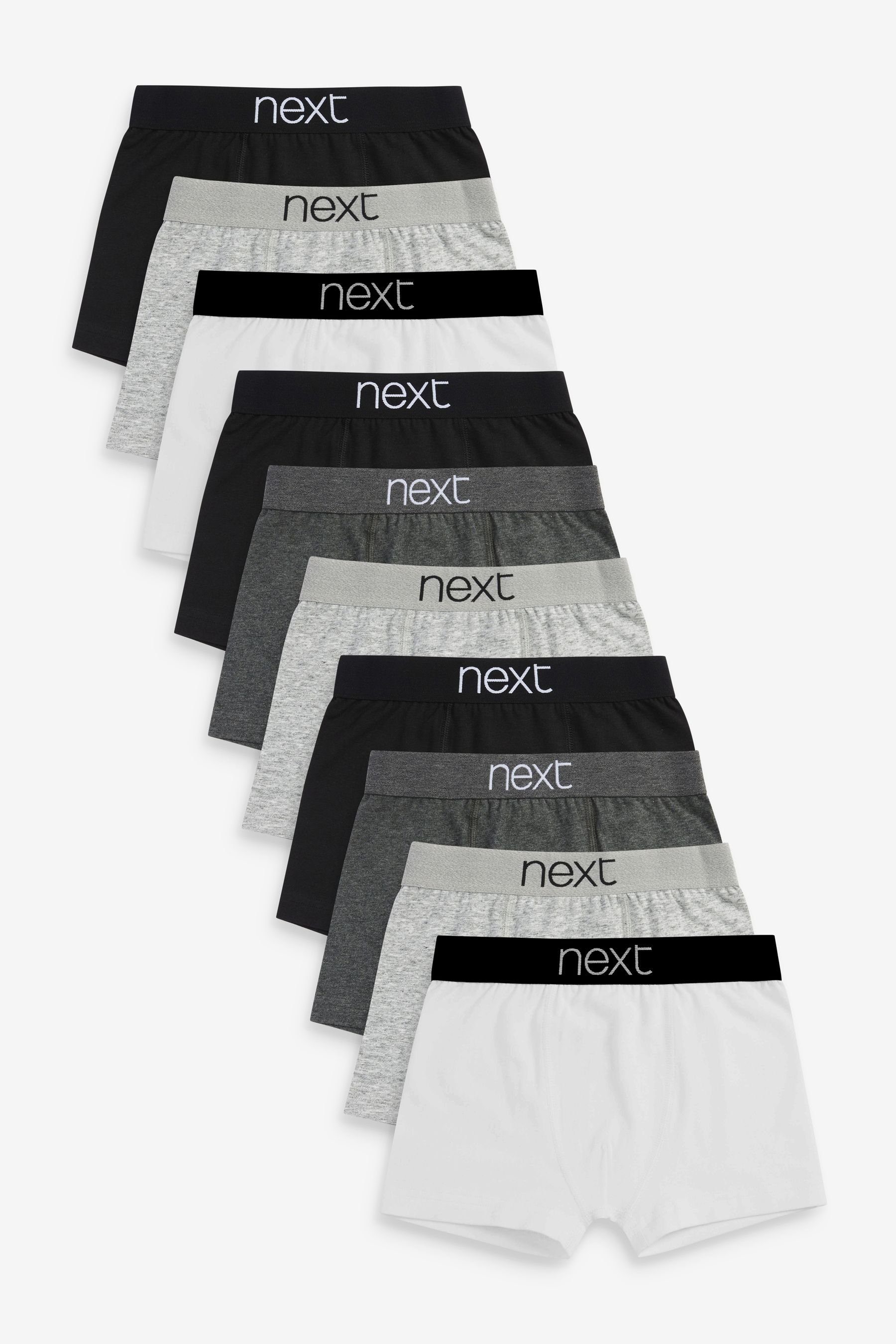 Next Trunk Unterhosen, 10er-Pack (10-St) Grey/Black/White