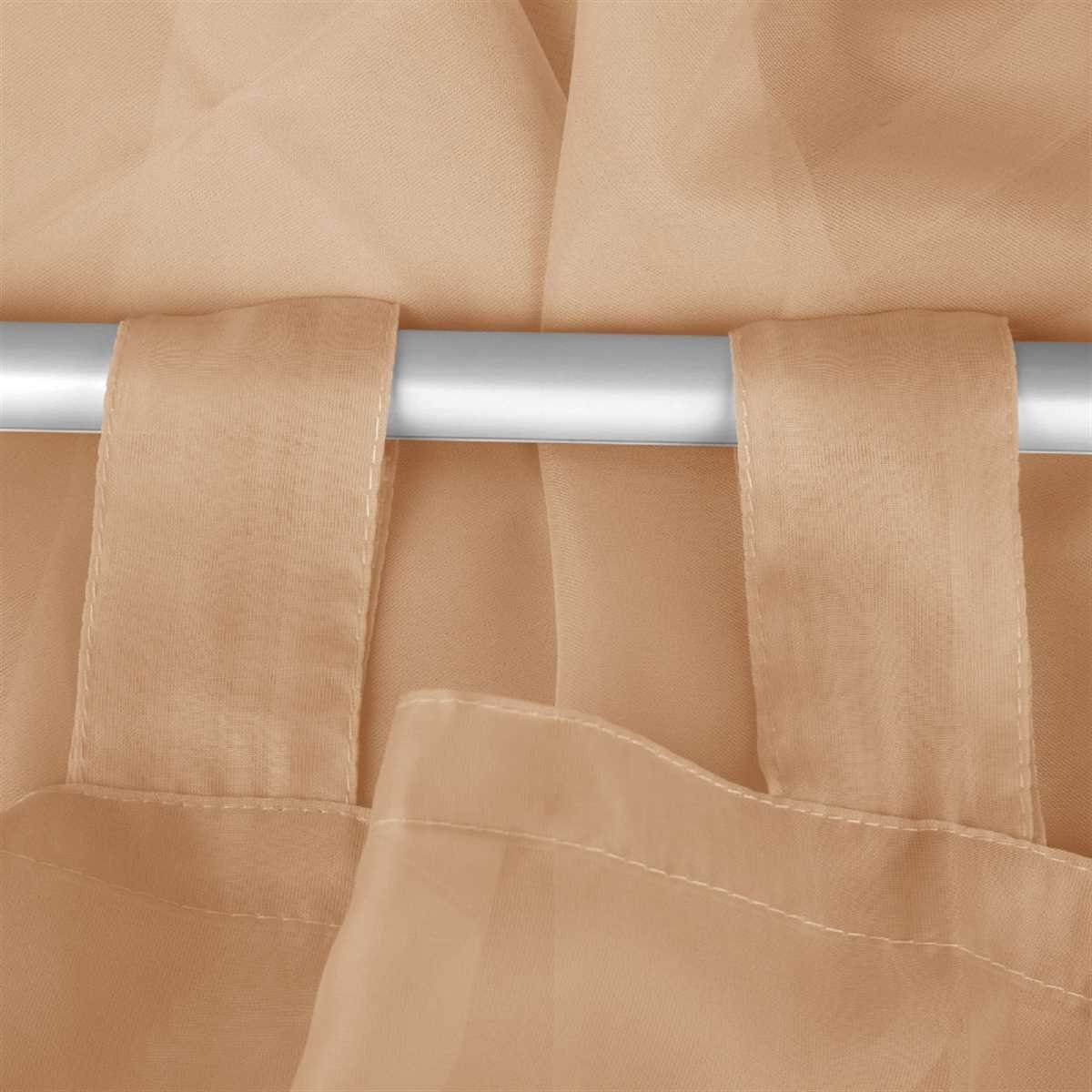 Bestlivings Vorhang, Schlaufen (2 St), transparent, günstig online kaufen