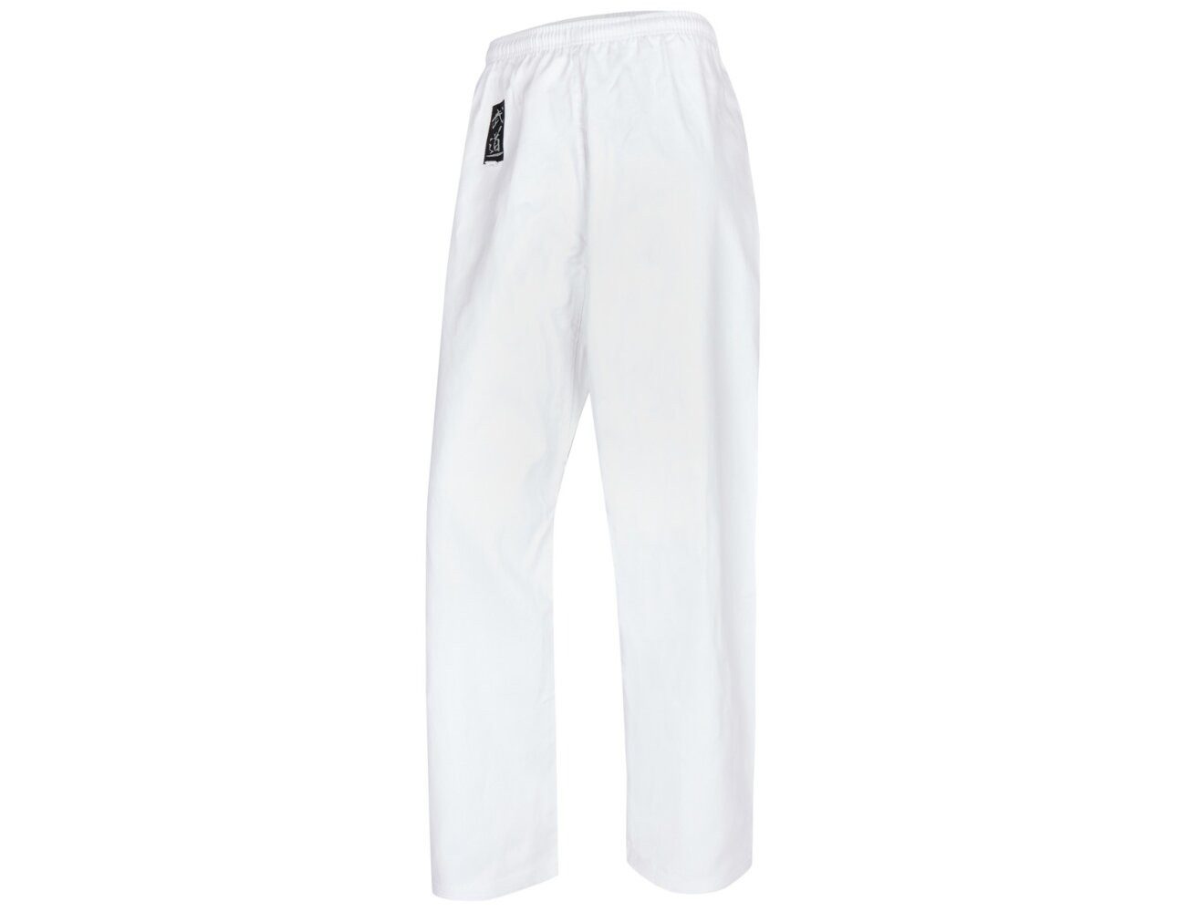 BAY-Sports Sporthose Basic Karatehose weiß Kampfsporthose Hose Karate Krav Maga Taekwondo (100% Baumwolle) Grösse 110 - 200, reinweiss