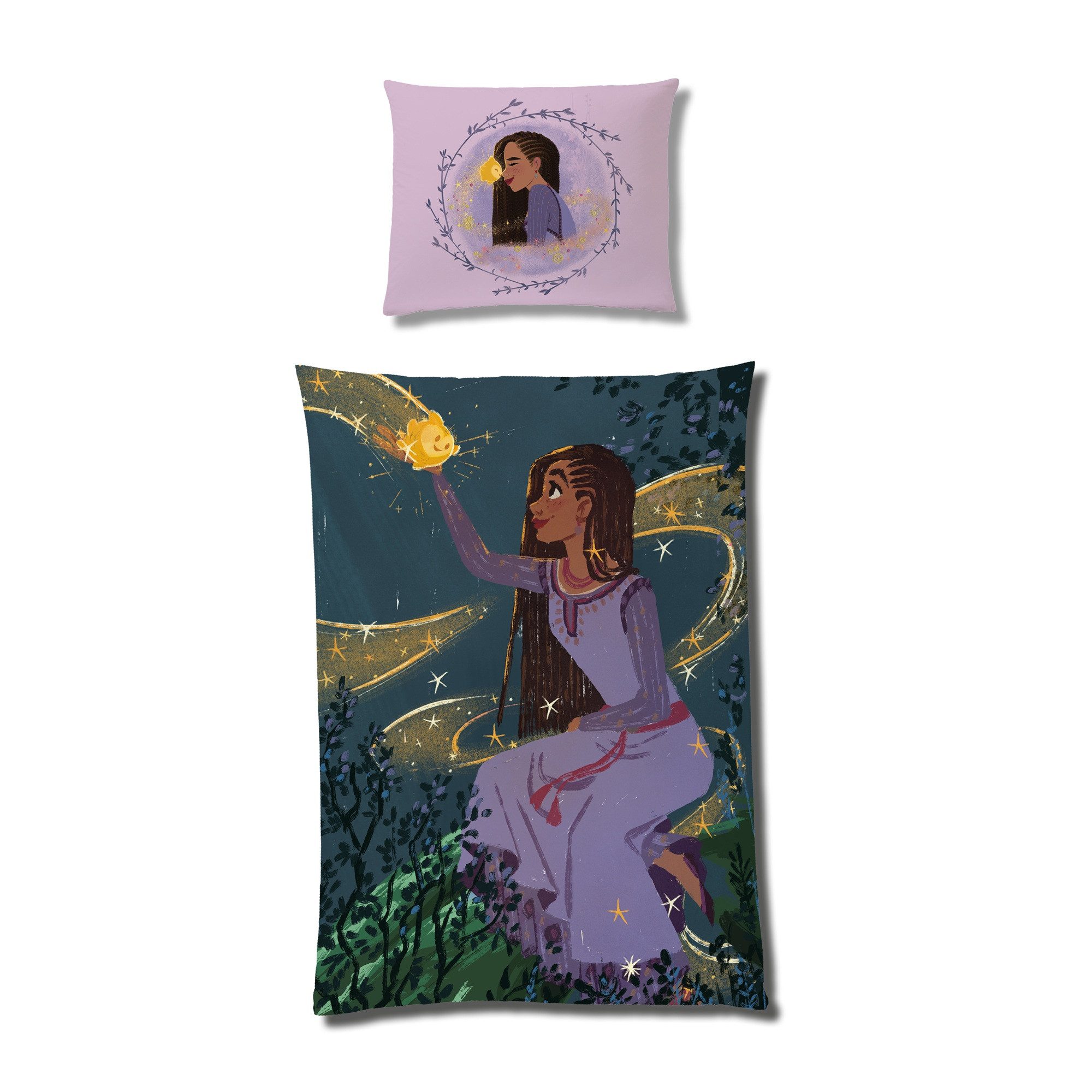 Familando Kinderbettwäsche Disney Wish Asha und günstig online kaufen
