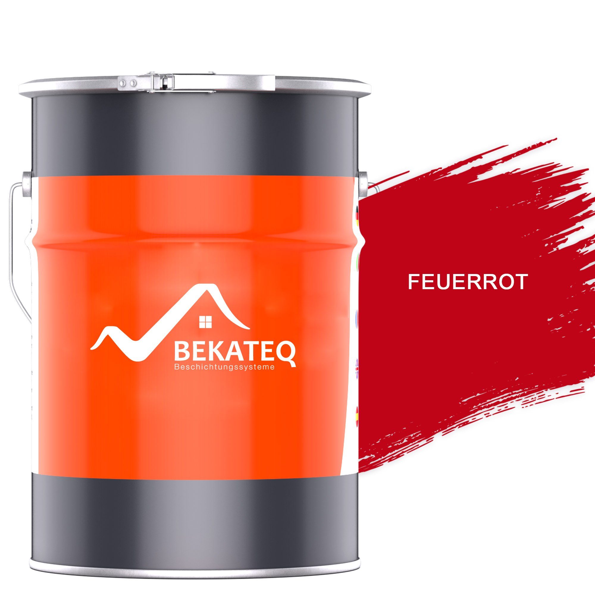 BEKATEQ Dachfarbe BE-510, Dachbeschichtung für Beton, Ziegel, Eternit, Dachpappe, Bitumen