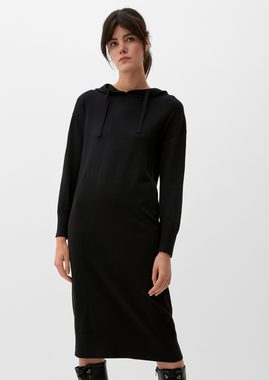 s.Oliver Minikleid Kapuzenkleid aus Viskosemix