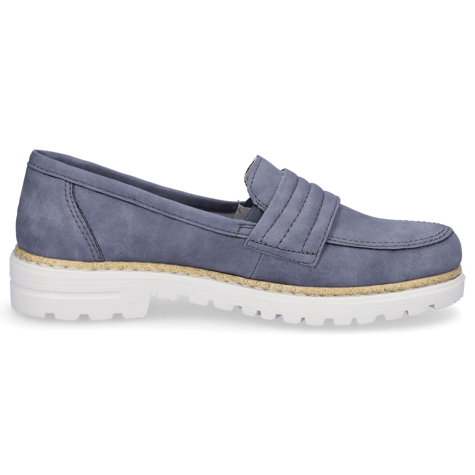 Rieker Rieker Damen Slipper blau Slipper