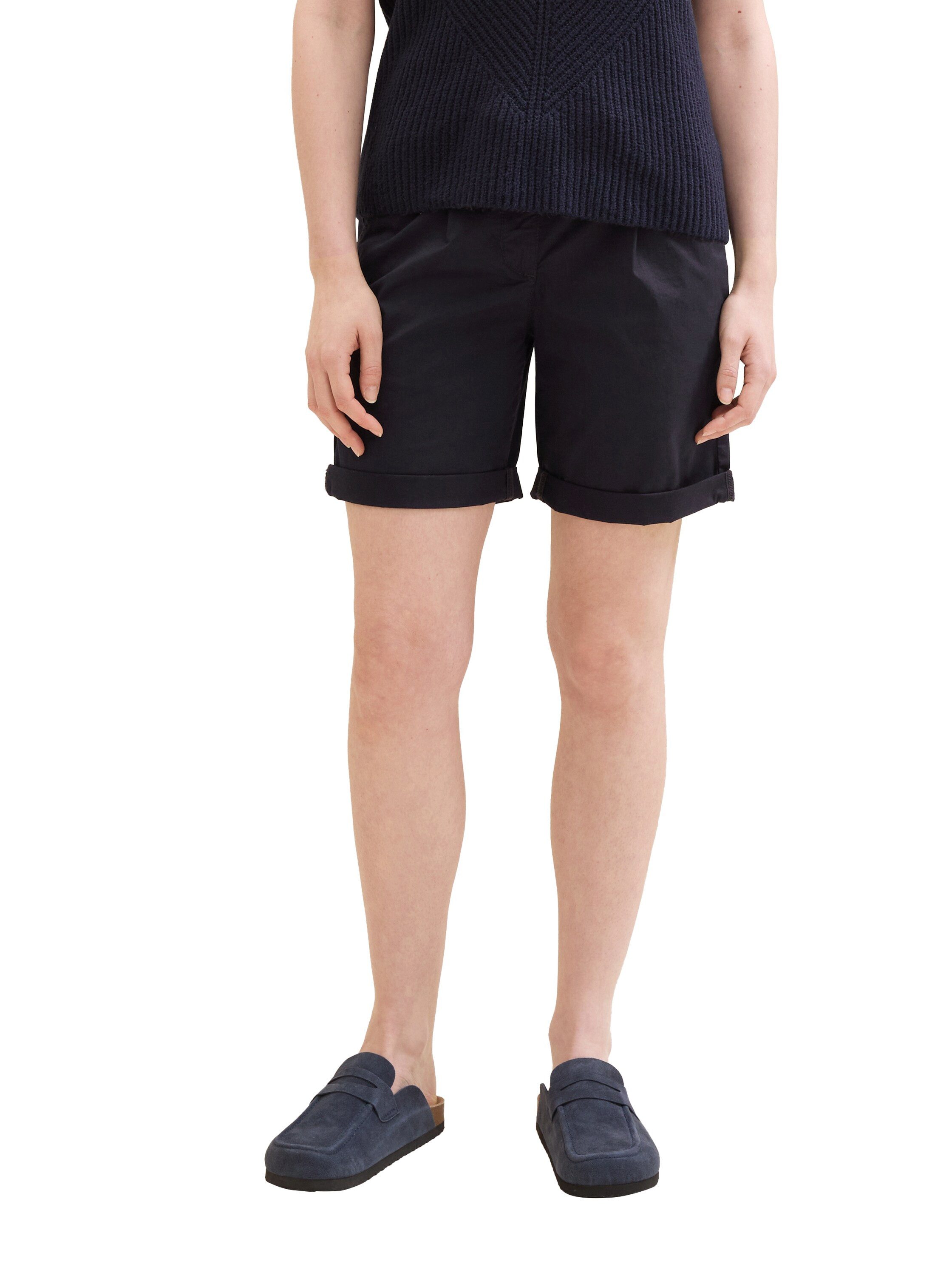 TOM TAILOR Chinoshorts mit Eingriffstaschen und Kordelzug