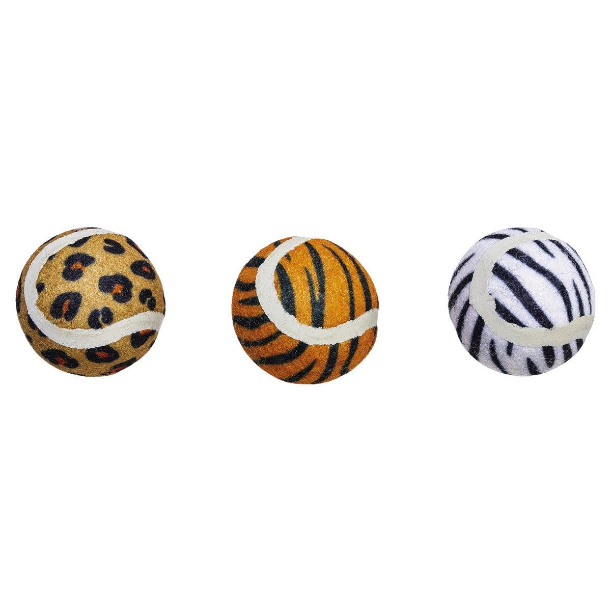 Beeztees Tierball Katzenspielzeug Dschungel Tennisbälle