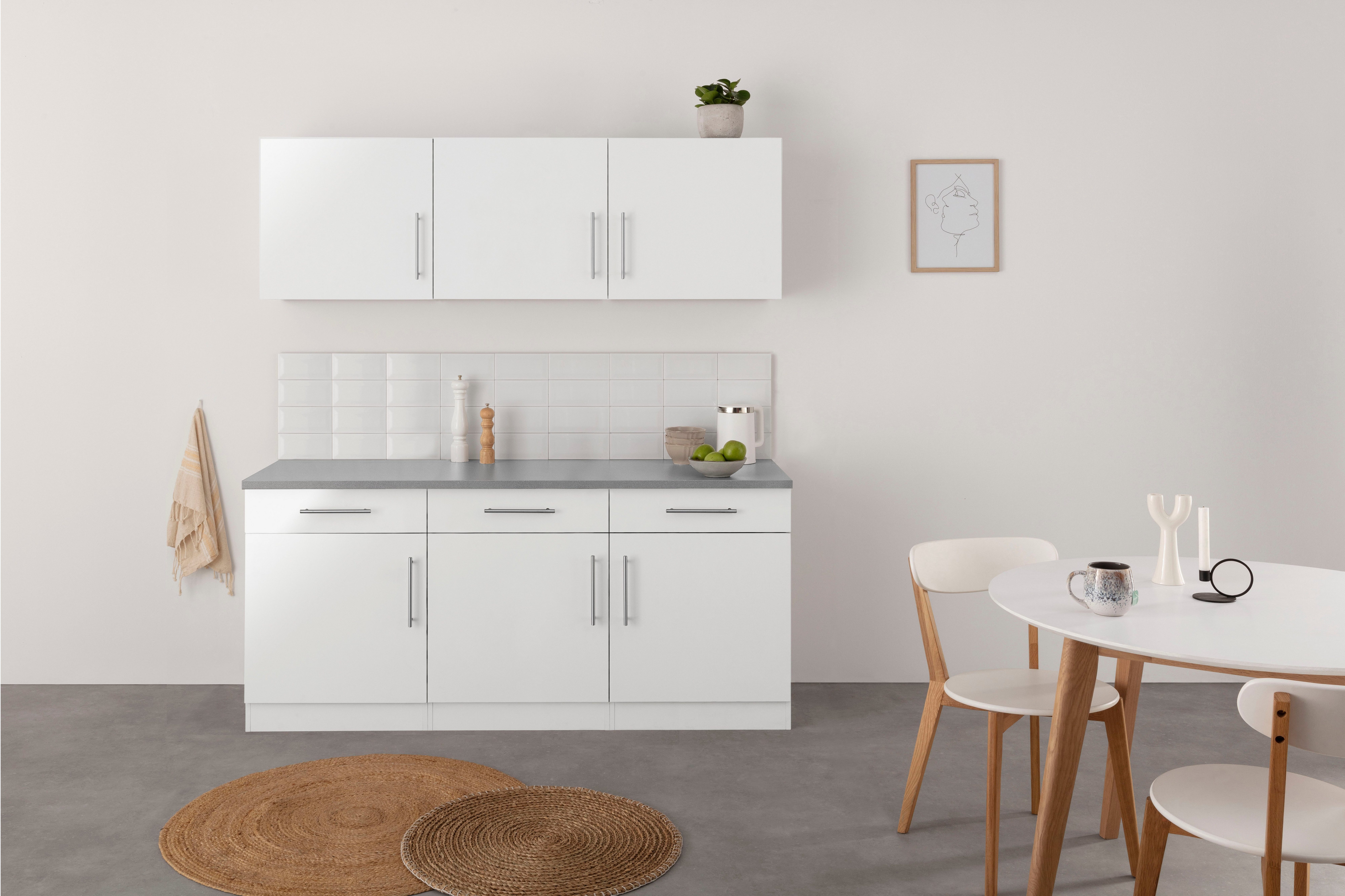 wiho Küchen Küche Cali, ohne E-Geräte, Breite 180 cm günstig online kaufen