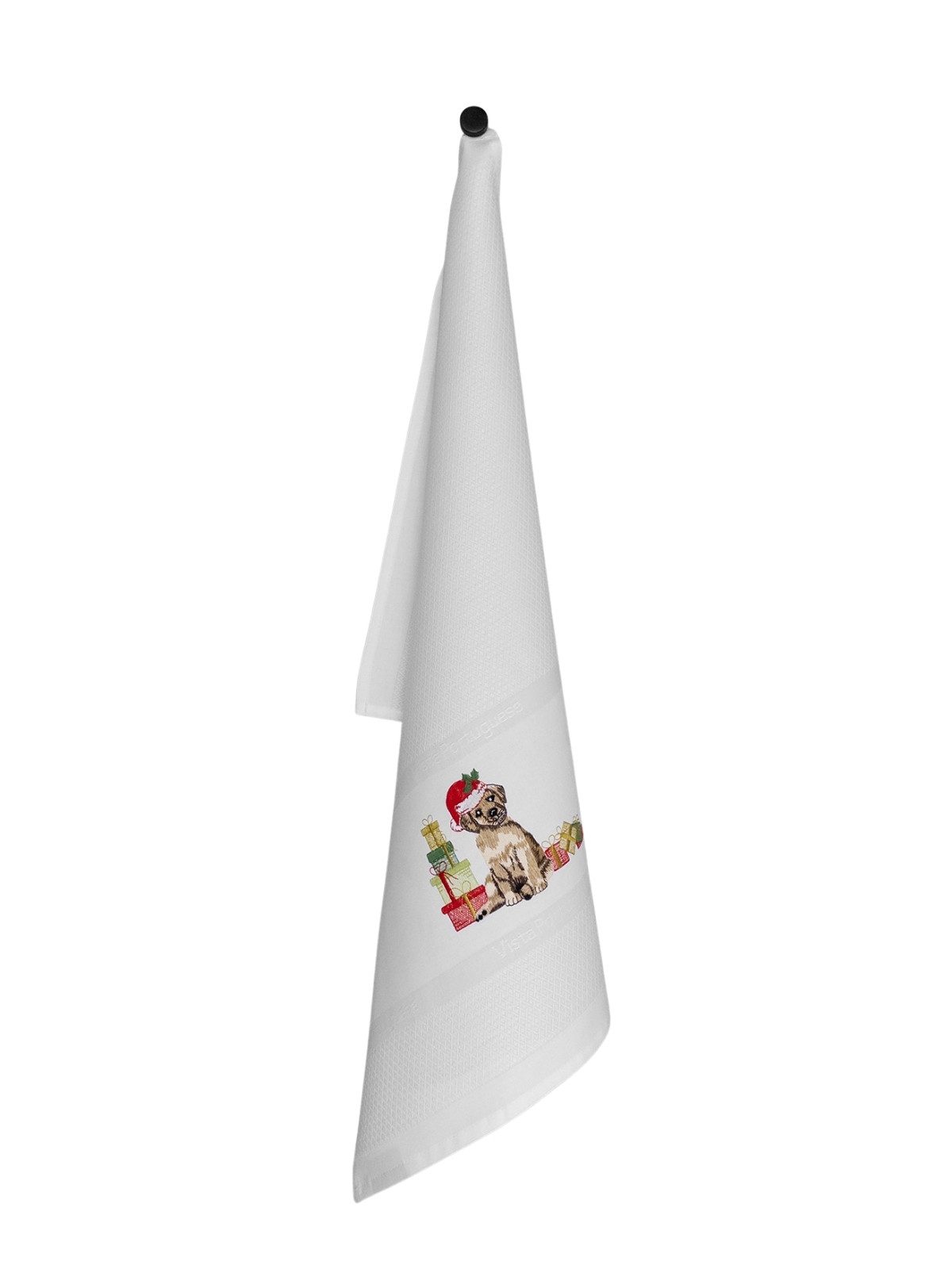 Vista Portuguese Geschirrtuch Geschirrtuch Christmas Dog weiß 50x70cm
