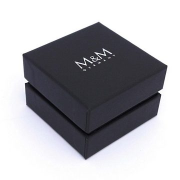 M&M Fingerring Ring Damen silber breit (8 mm) matt New Structures (1-tlg), deutsche Qualität, inkl. edles Schmucketui