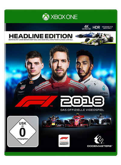 F1 2018 Headline Edition (XONE) (USK) Xbox One