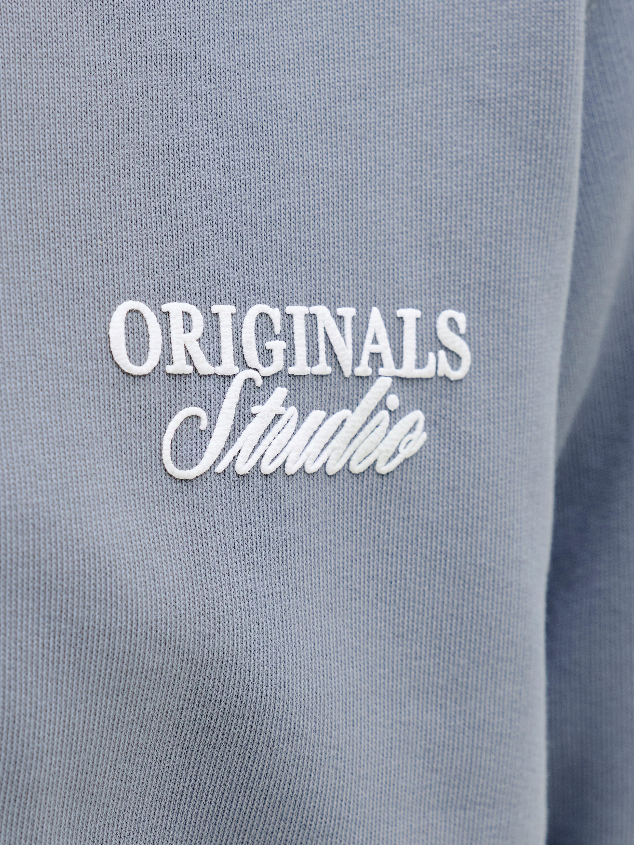 Jack & Jones Junior Kapuzensweatshirt JORNORREBRO TYPO BACK SWEAT HOOD SN JNR Baumwollmischung, relaxed fit, Langarm – Bild 5 von 5