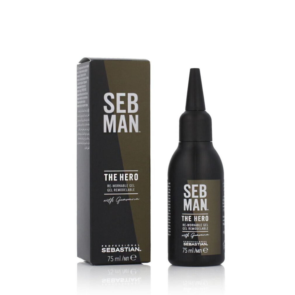 Sebastian Professional Haarpomade Seb Man The Hero Re praktikables Gel, 75 ml