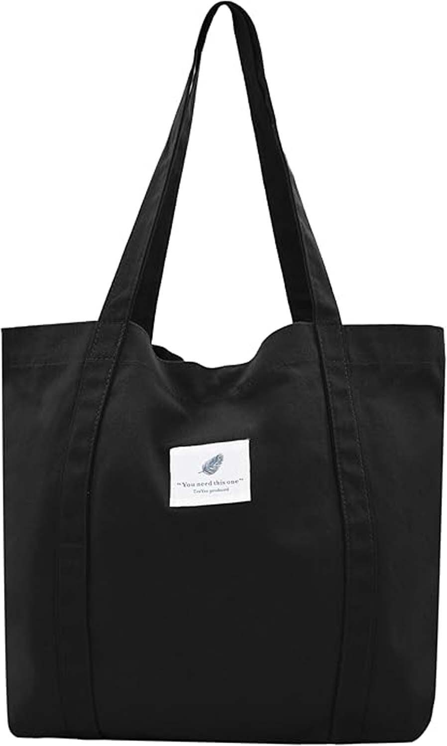 Coonoor Schultertasche Tote Tasche Einfarbige Umhängetasche Leicht