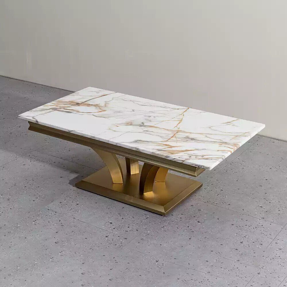 in Couchtisch Tische Couchtisch), 1x (1-St., Europa Gold Design Luxus Wohnzimmer Möbel JVmoebel Made Couchtisch Couchtische