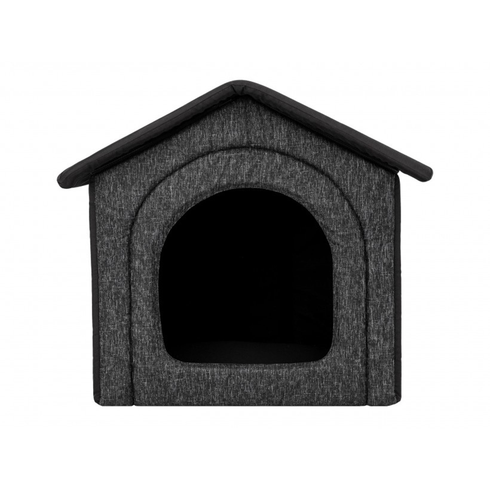 Hobbydog Hundehütte Kuschelhöhle waschbar, formstabil und pflegeleicht, Ökoleinen/Oxford, waschbar bei 30°C, formstabile Füllung, kratzfest