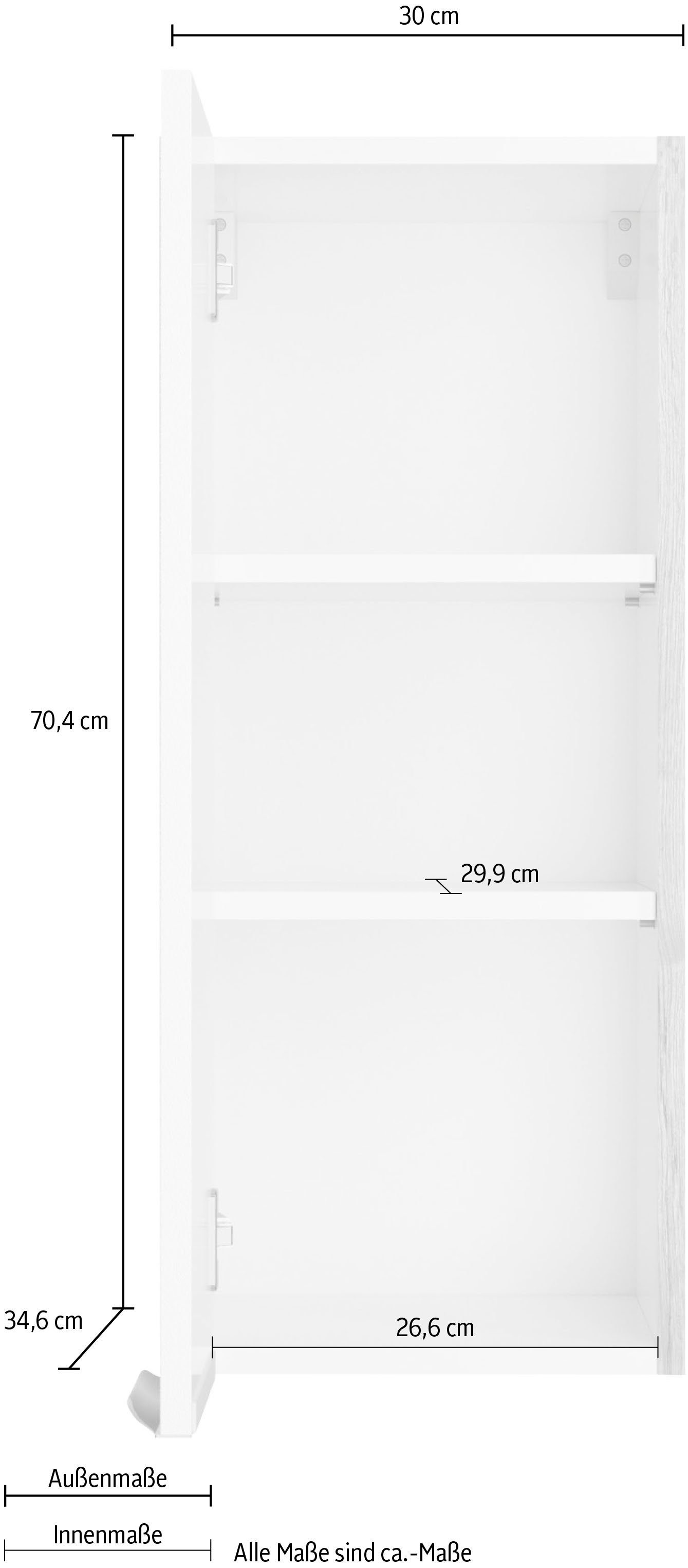 Aken Hängeschrank | OPTIFIT anthrazit anthrazit