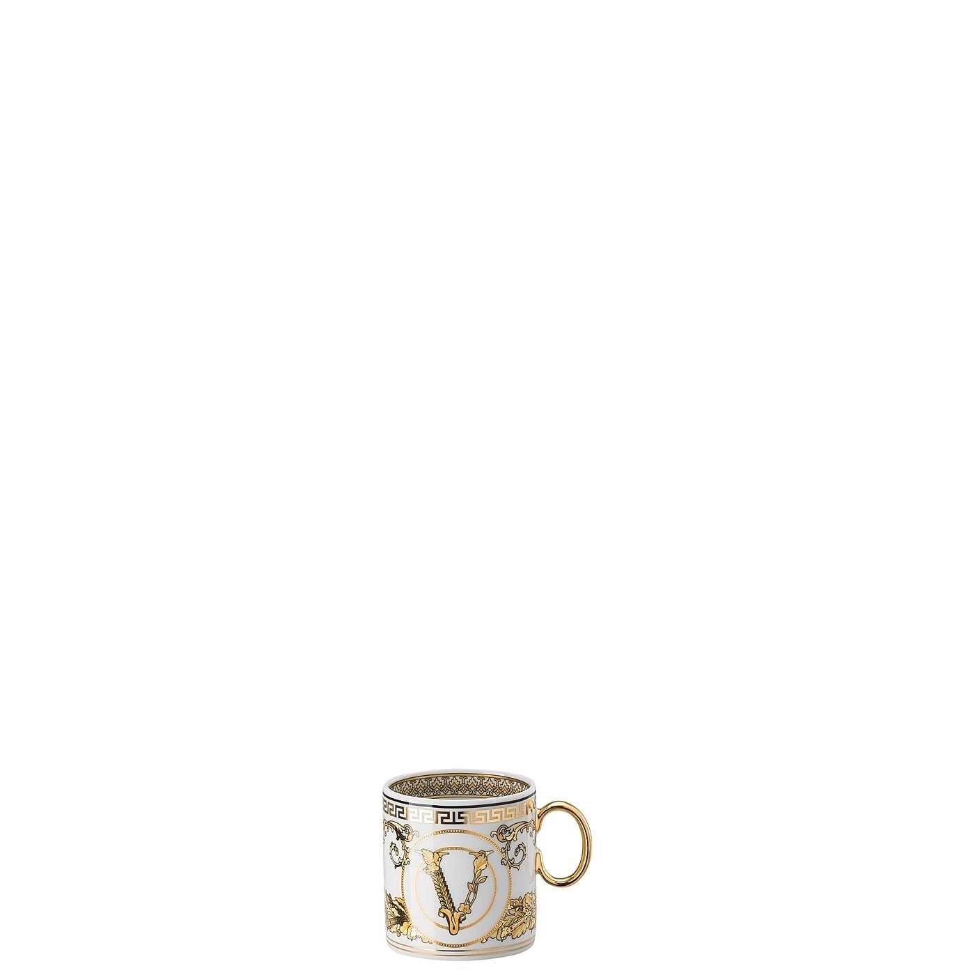 Espressotasse Porzellan White, meets Versace Virtus 2-tlg. Rosenthal Gala