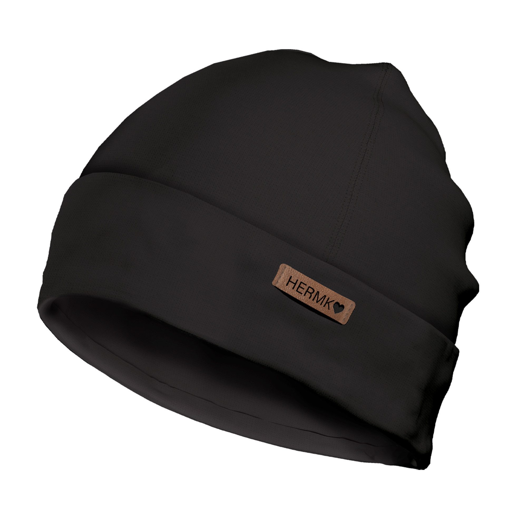 HERMKO Beanie 881210 Kinder Mütze aus 100 % Bio-Baumwolle für die Übergangszeit