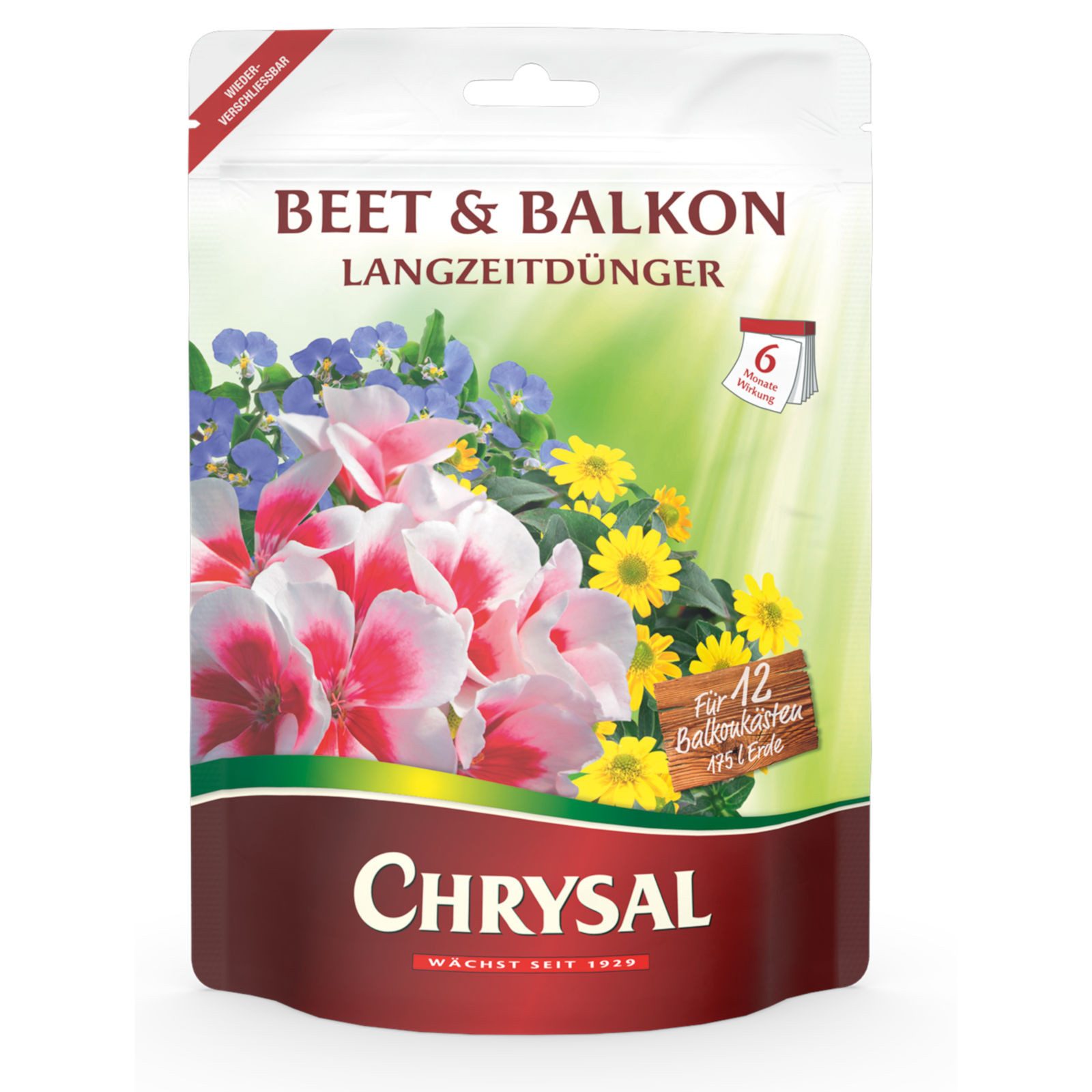 Chrysal Langzeitdünger Beet und Balkon Langzeitdünger, 700 g Standbeutel