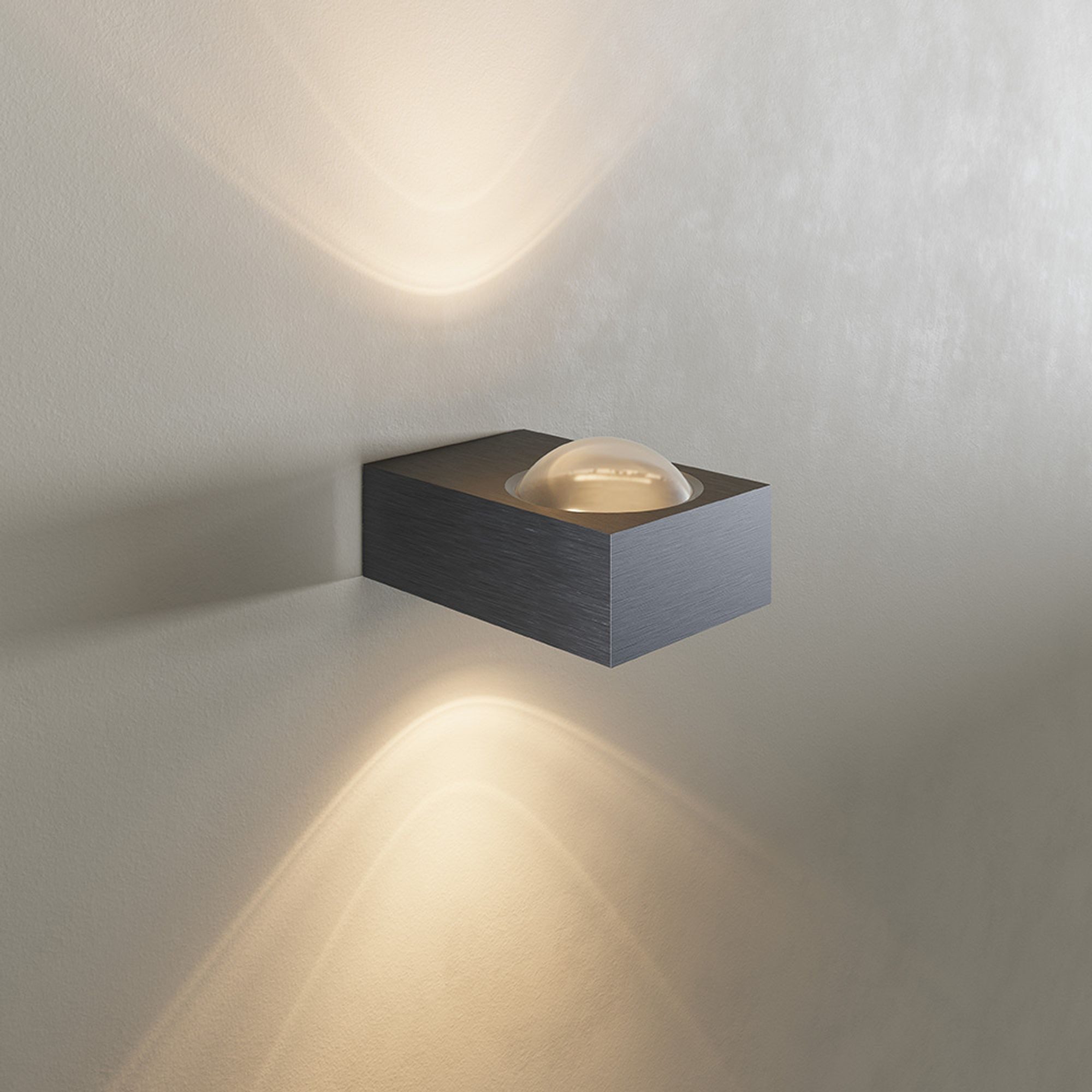 Wandleuchte Wandleuchte Beam X eckig up & down modern Schwarz