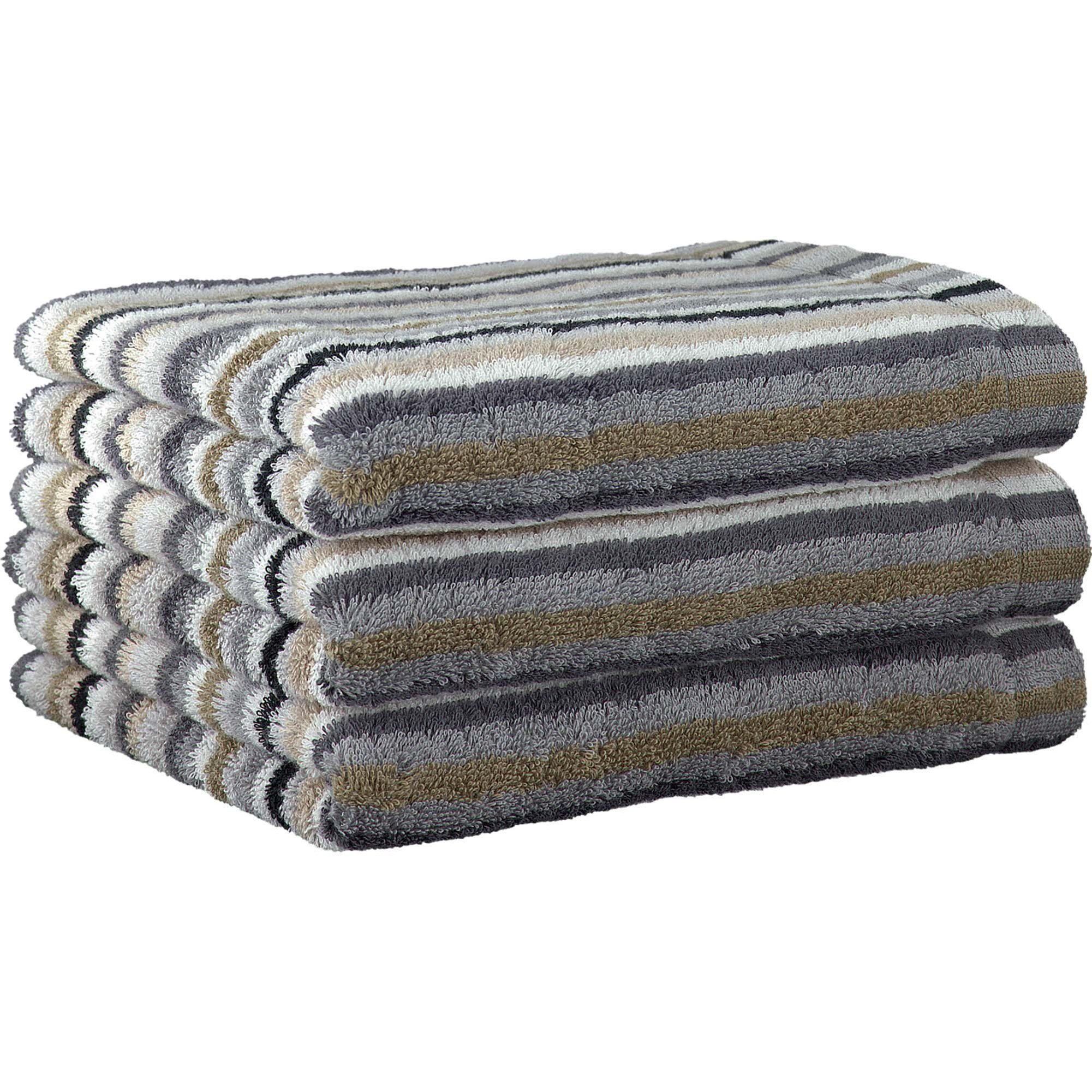 Cawö Gästehandtücher Unisex Gästetuch 3er Pack günstig online kaufen