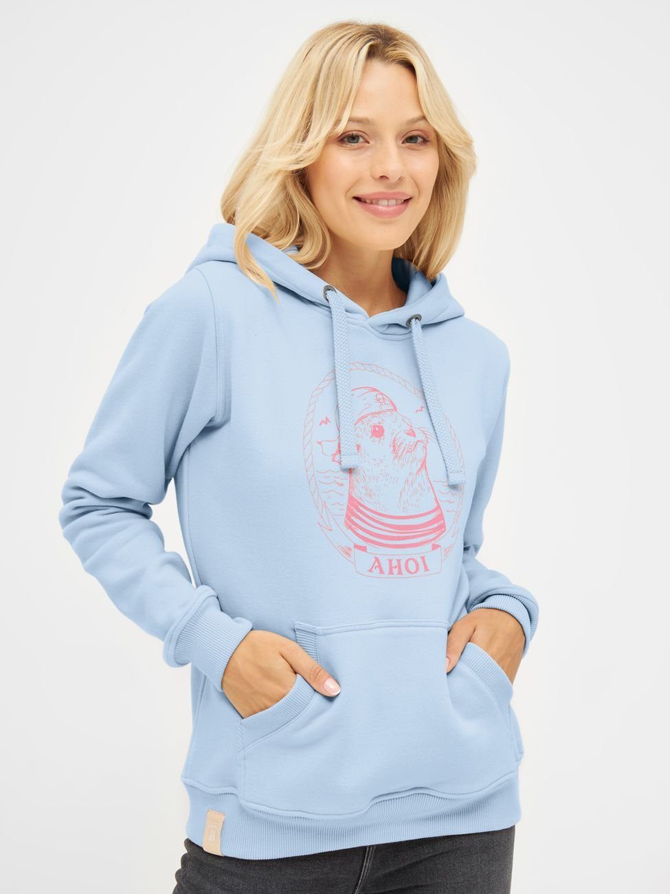 Derbe Hoodie Matrosenrobbe Damen Hoodie (1-tlg)