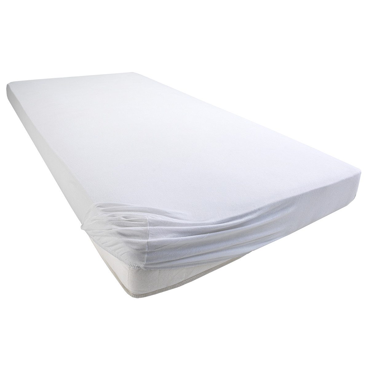 Visaggio Spannbettlaken Jersey aus 100% Baumwolle Boxspringbett / Wasserbett Spannbetttuch, Jersey, Gummizug: rundum, Spannbettlaken, für Matratzenhöhen bis 32  – Bild 3 von 4