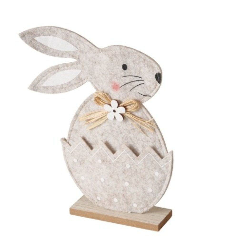 BOLTZE Osterhase Filz Hase H24cm grau