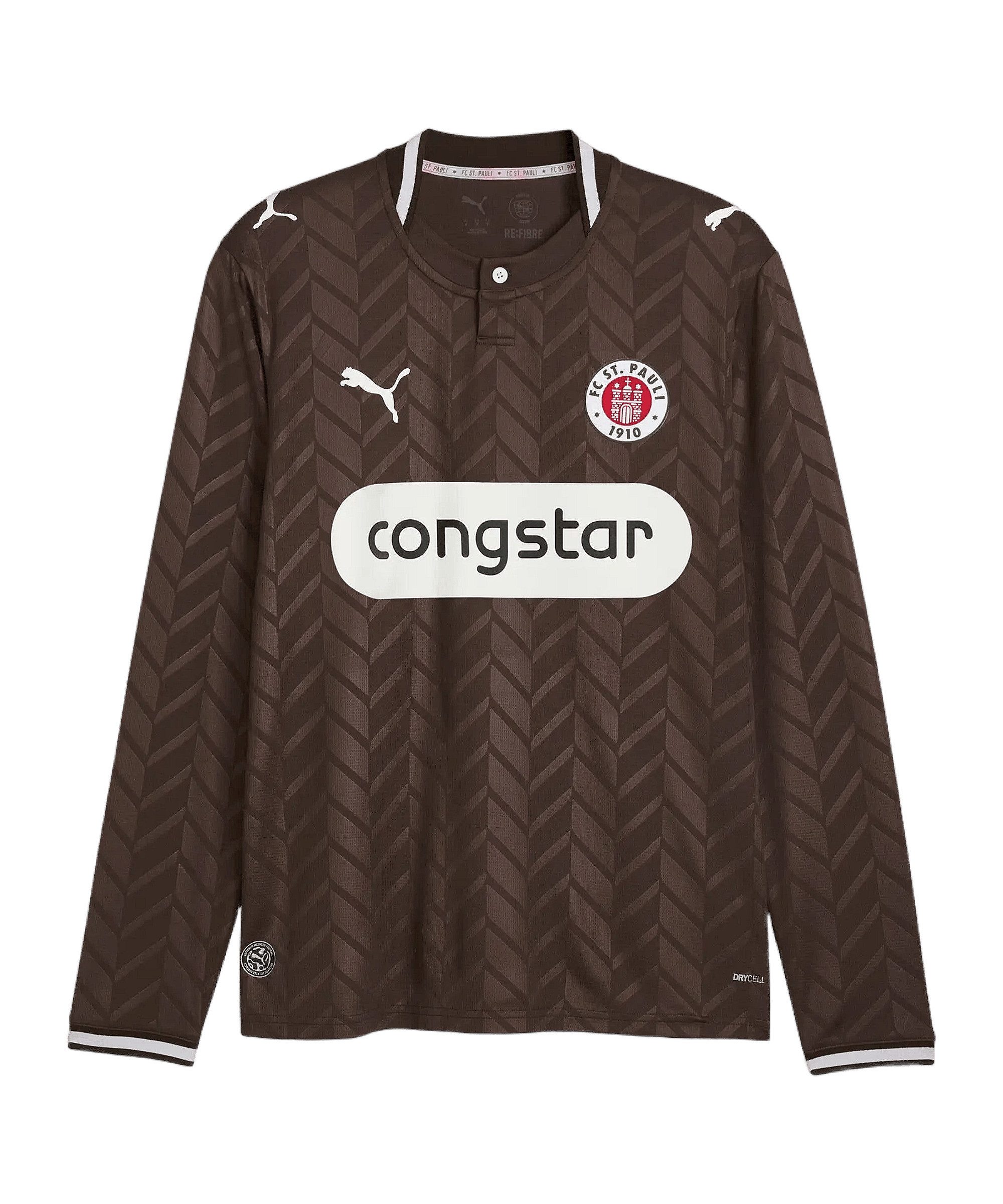 PUMA Fußballtrikot PUMA FC St. Pauli Trikot Langarm Home 2026/2027 2. Bundesliga