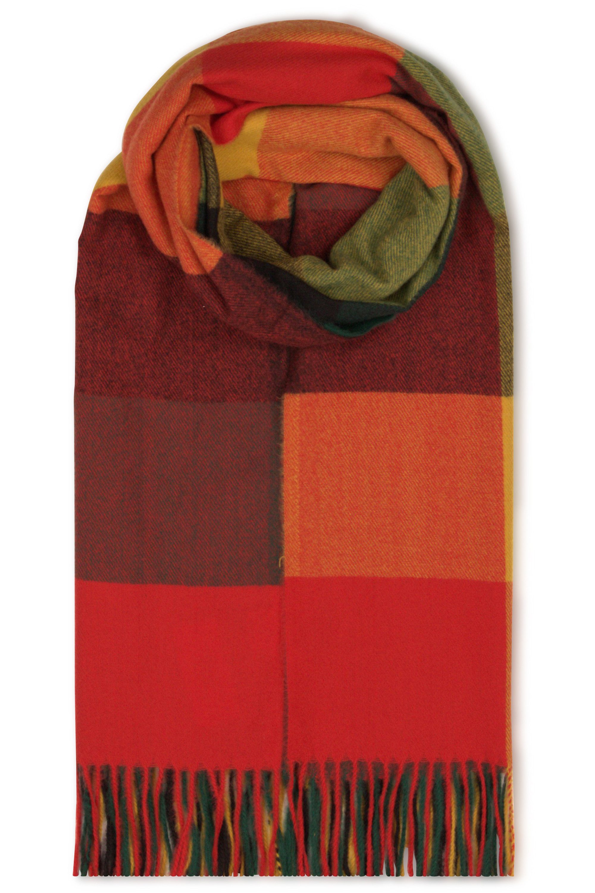 malito more than fashion Modeschal S602, langer karierter XXL Winterschal / Stola / Überwurf / Pashmina