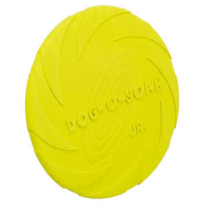 TRIXIE Spielknochen Dog Disc, schwimmt, Naturgummi, Durchmesser: 15 cm / Farbe: lime