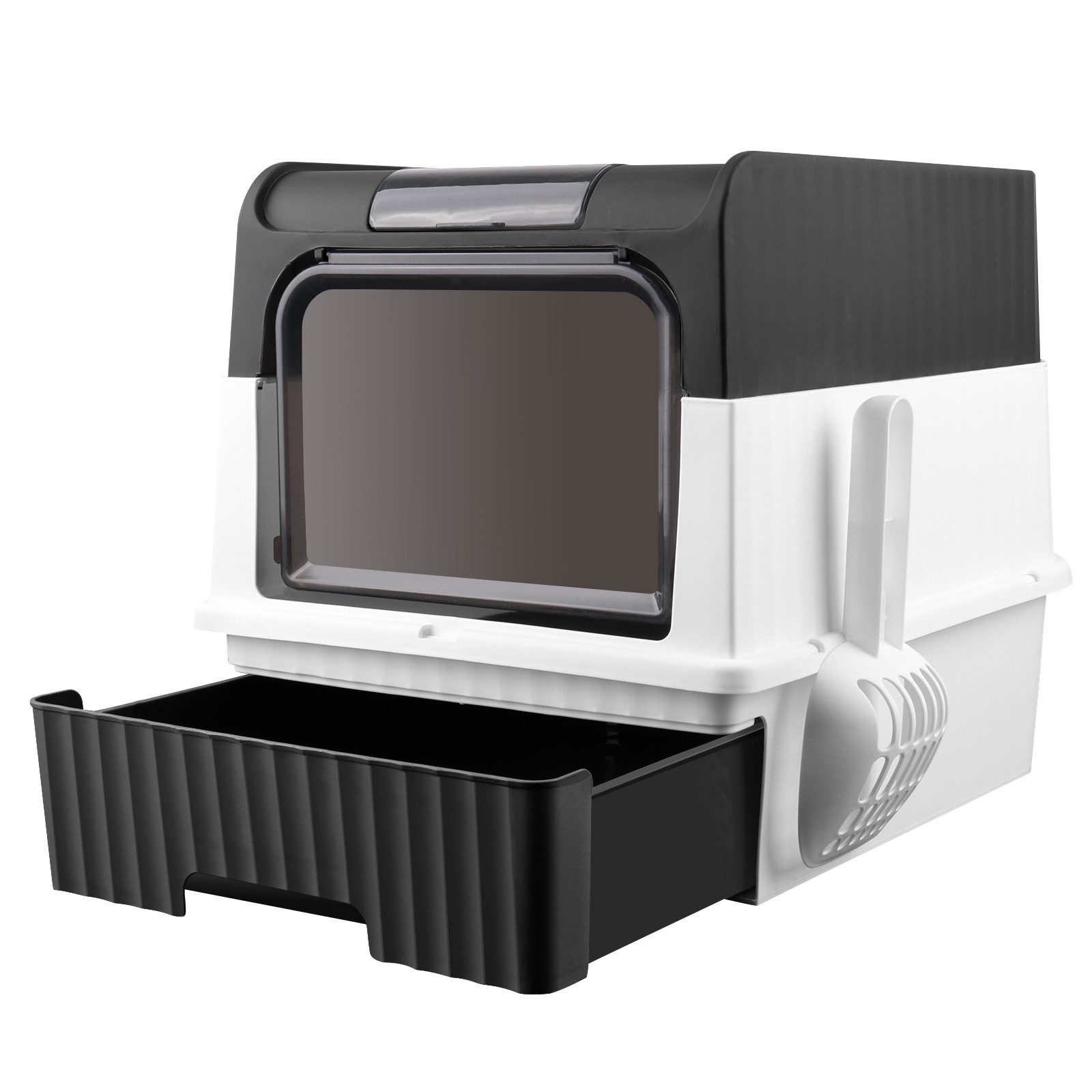 JEOBEST Katzentoilette Katzenklo Faltbare, Katzentoilette, mit Deckel, ausz günstig online kaufen