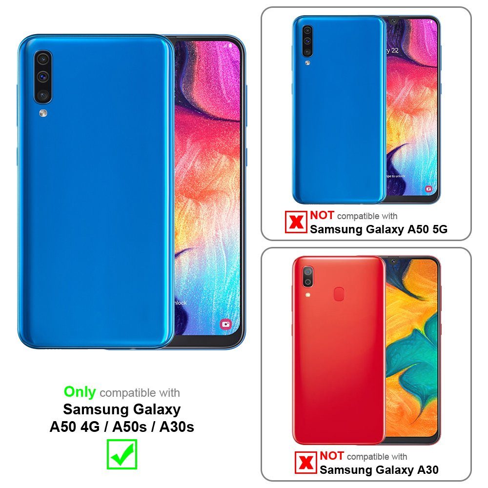 Cadorabo Handyhülle für Samsung Galaxy A50 4G / A50s / A30s Hülle Samsung Galaxy A50 4G / A50s / A30s, Robustes Hard Case - Handy Schutzhülle - Hülle - Back Cover Bumper