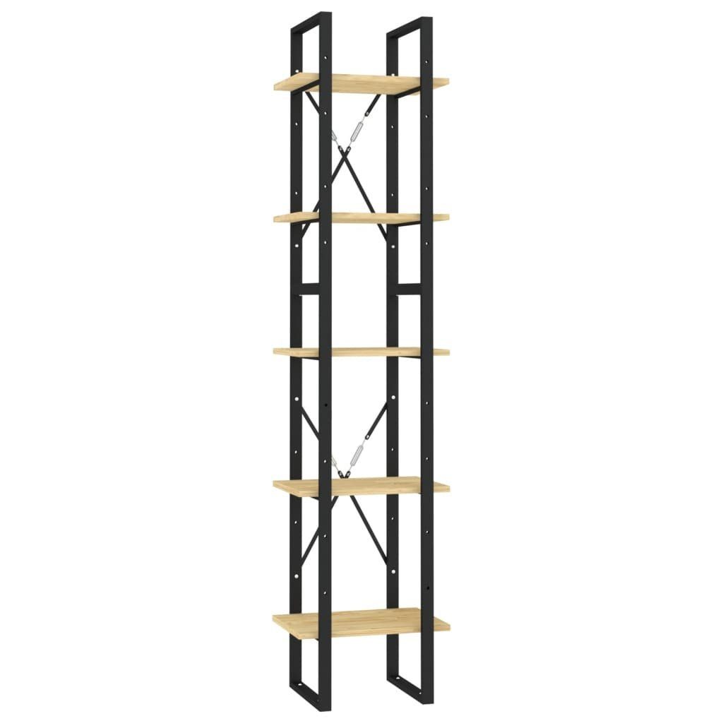 furnicato Bücherregal 5 Fächer 40x30x175 cm günstig online kaufen