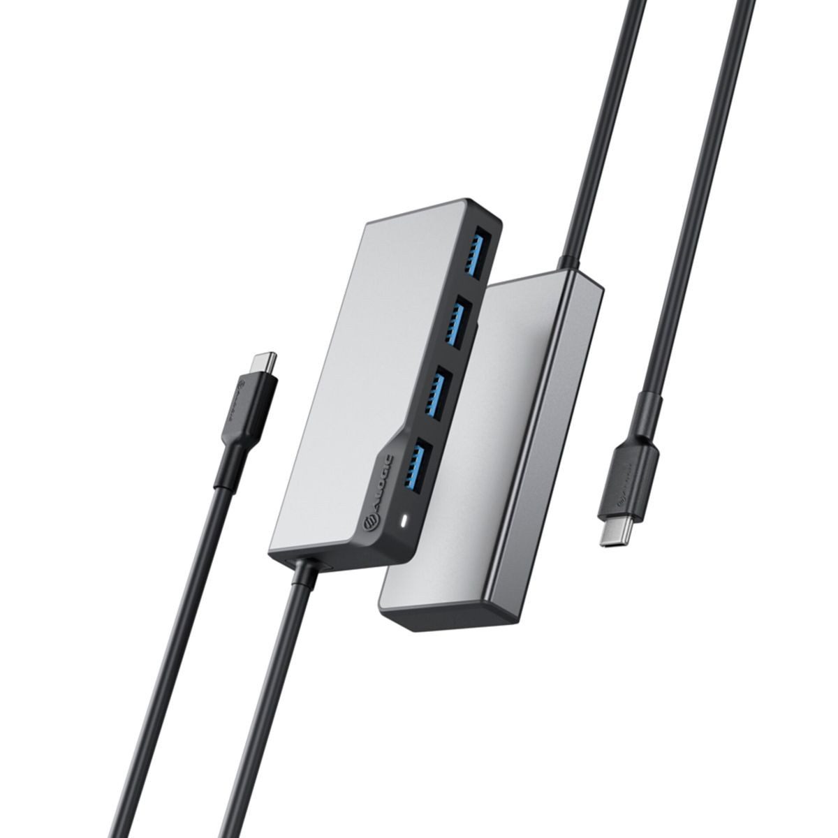 ALOGIC Fusion Swift USB-C 4-Port Hub Space Gray Netzwerk-Switch